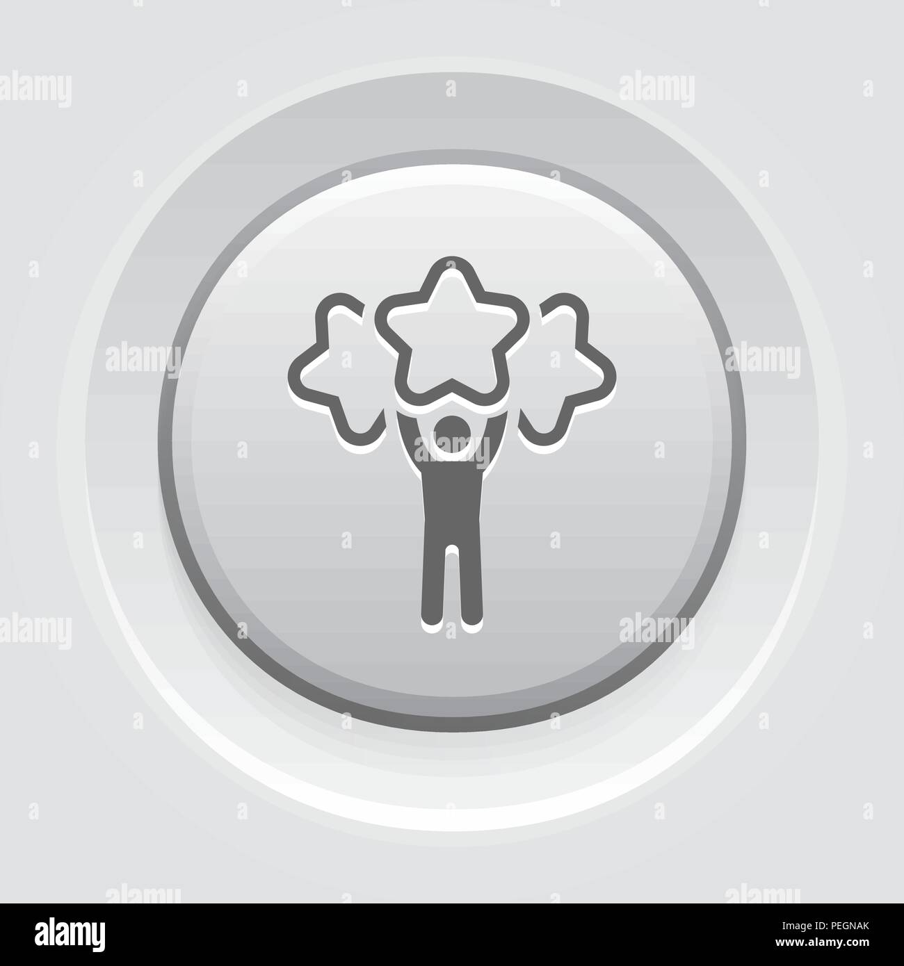 L'icône de la ligne de meilleur choix. Illustration de Vecteur