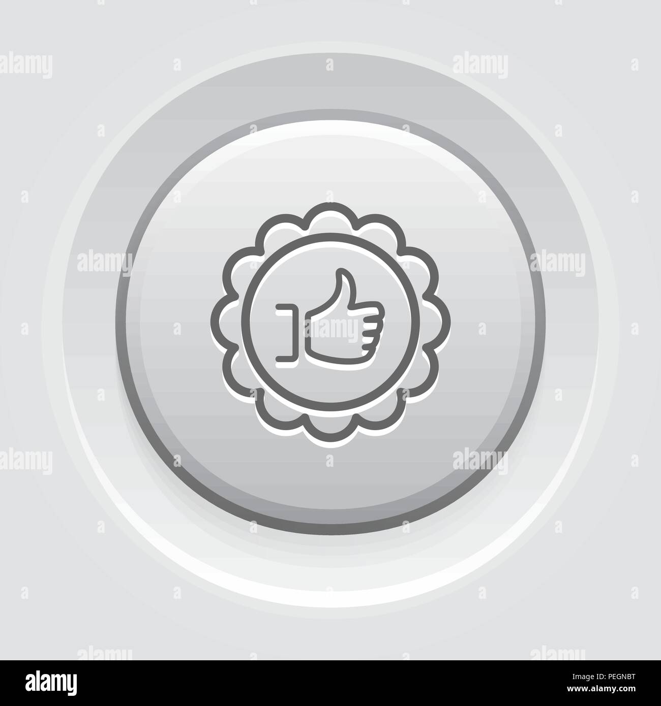 L'icône de la ligne du client. Illustration de Vecteur