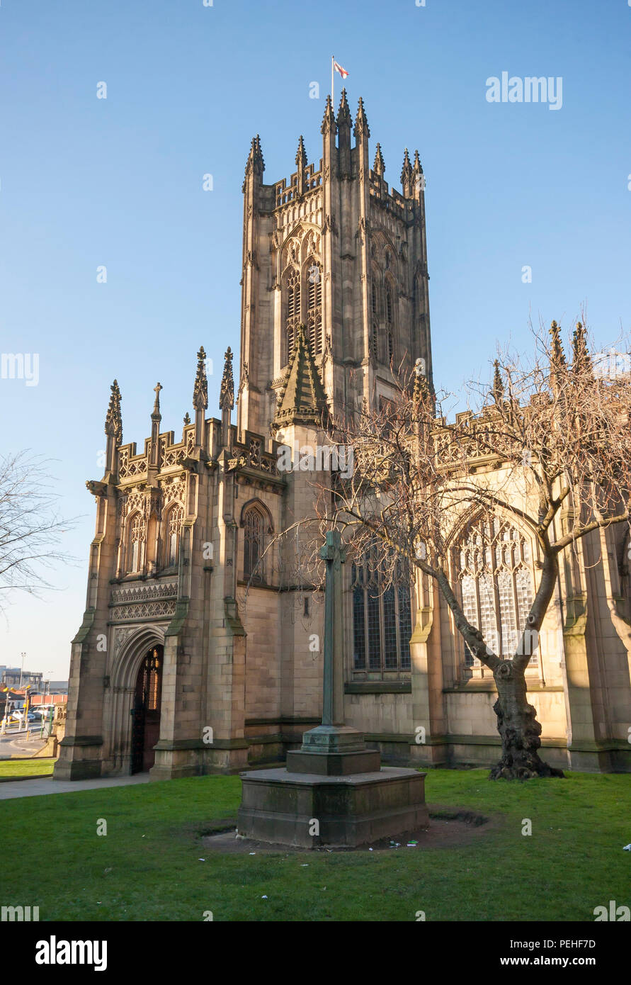 La Cathédrale de Manchester Banque D'Images