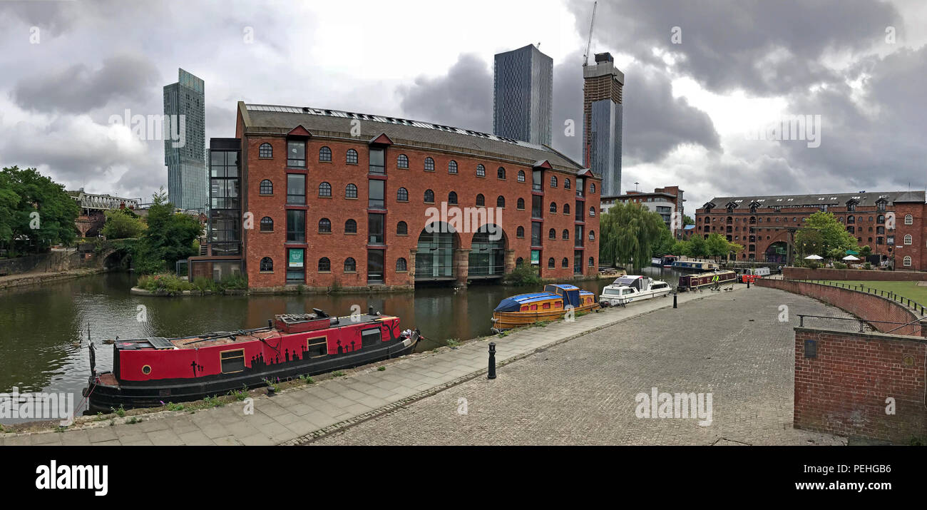 Le Castlefield, Manchester, North West England, UK, M3 4LZ Banque D'Images