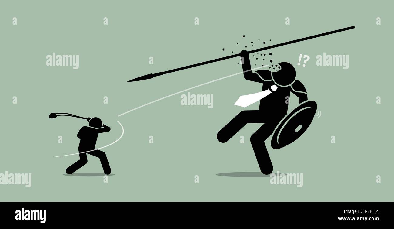 Les images vectorielles dépeint opprimé gagne. Illustration de Vecteur