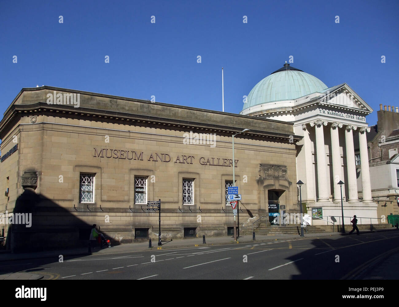 Le Musée et galerie d'art dans la ville de Perth, en Écosse. Banque D'Images