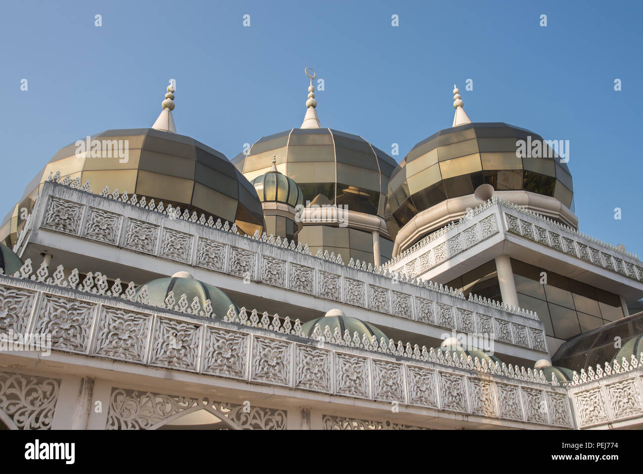 Mosquée de cristal ou Masjid Kristal, Terengganu, Malaisie Banque D'Images