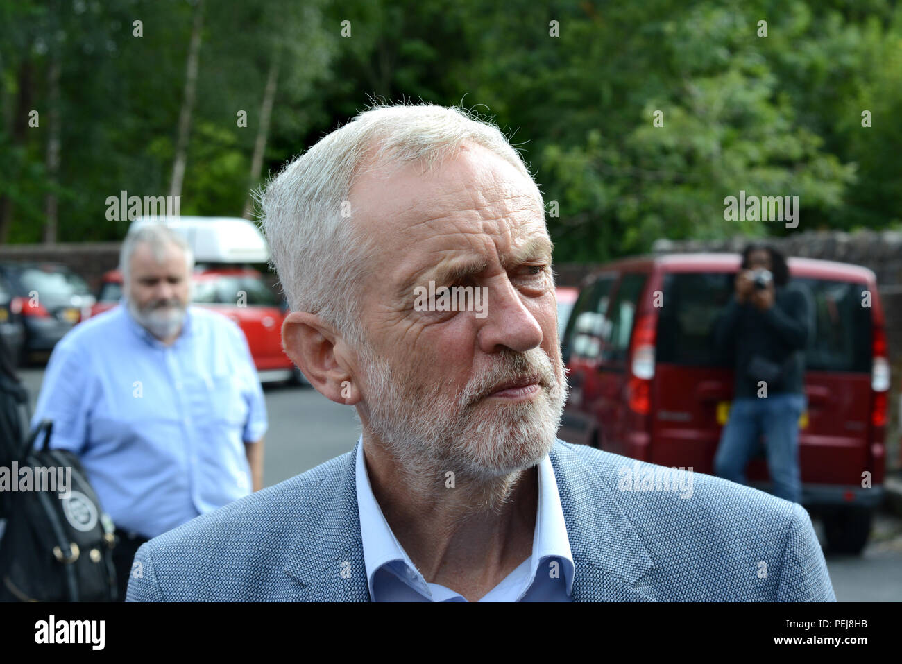 La chef du parti du travail MP 2018 Jeremy Corbyn Banque D'Images