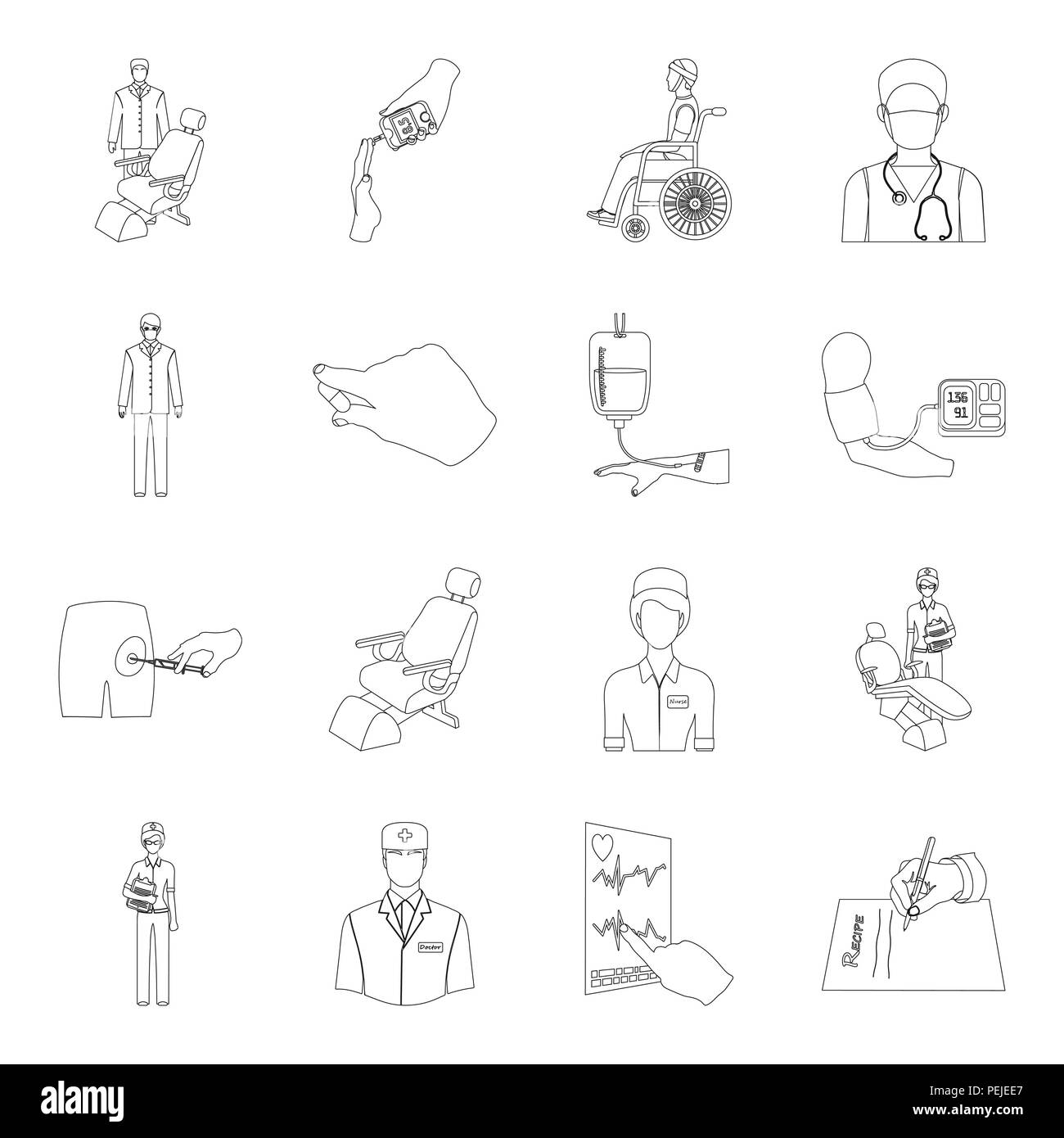 ,Analyse du sang artériel,,cardiogramme,collection,dentiste,diabète, médecin,med,geste,examen,diabete,glucose,mains,coeur,histoire,icône,hôpital,illustration,blessé,injection intramusculaire,isolé,logo,masque,,mesure,medic,medical,infirmière,médecine,contours,phonendoscope,prescrire,necessaire,pression,intérieur,set,signer,Personnel,poussette,symbole,thérapeute,seringue tonomètre,Transfusion,traumatisme,uniforme,web,vecteur vecteurs vecteur , Illustration de Vecteur