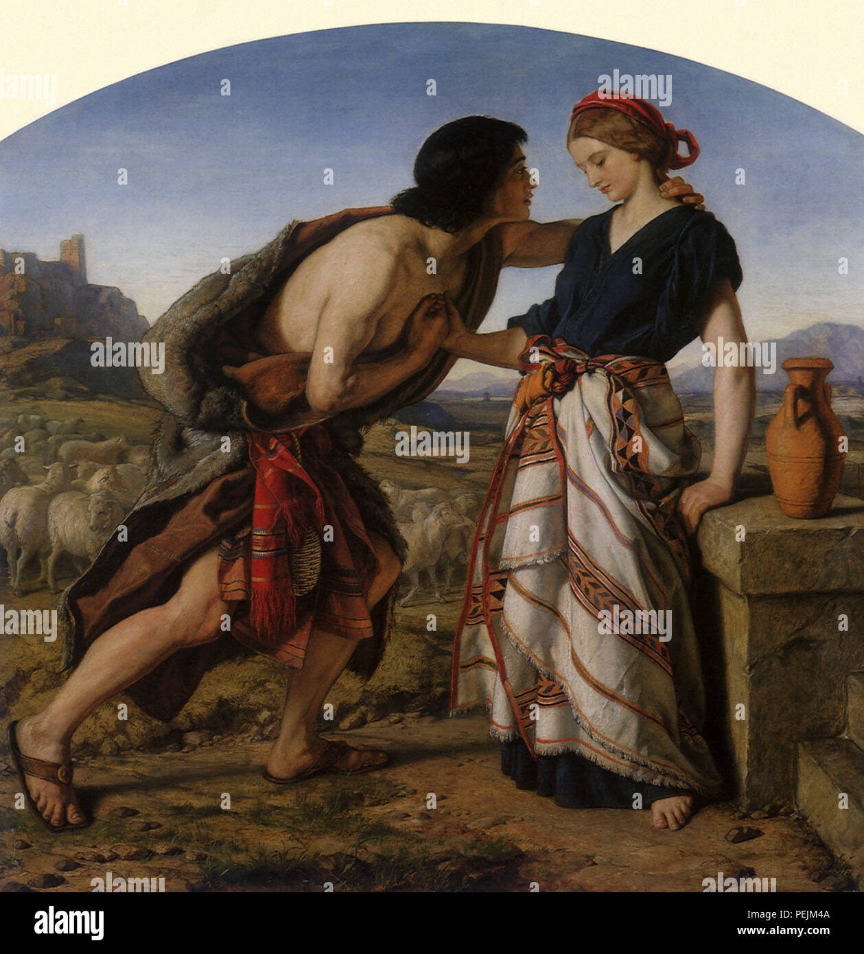 Jacob et Rachel, Dyce, William Banque D'Images