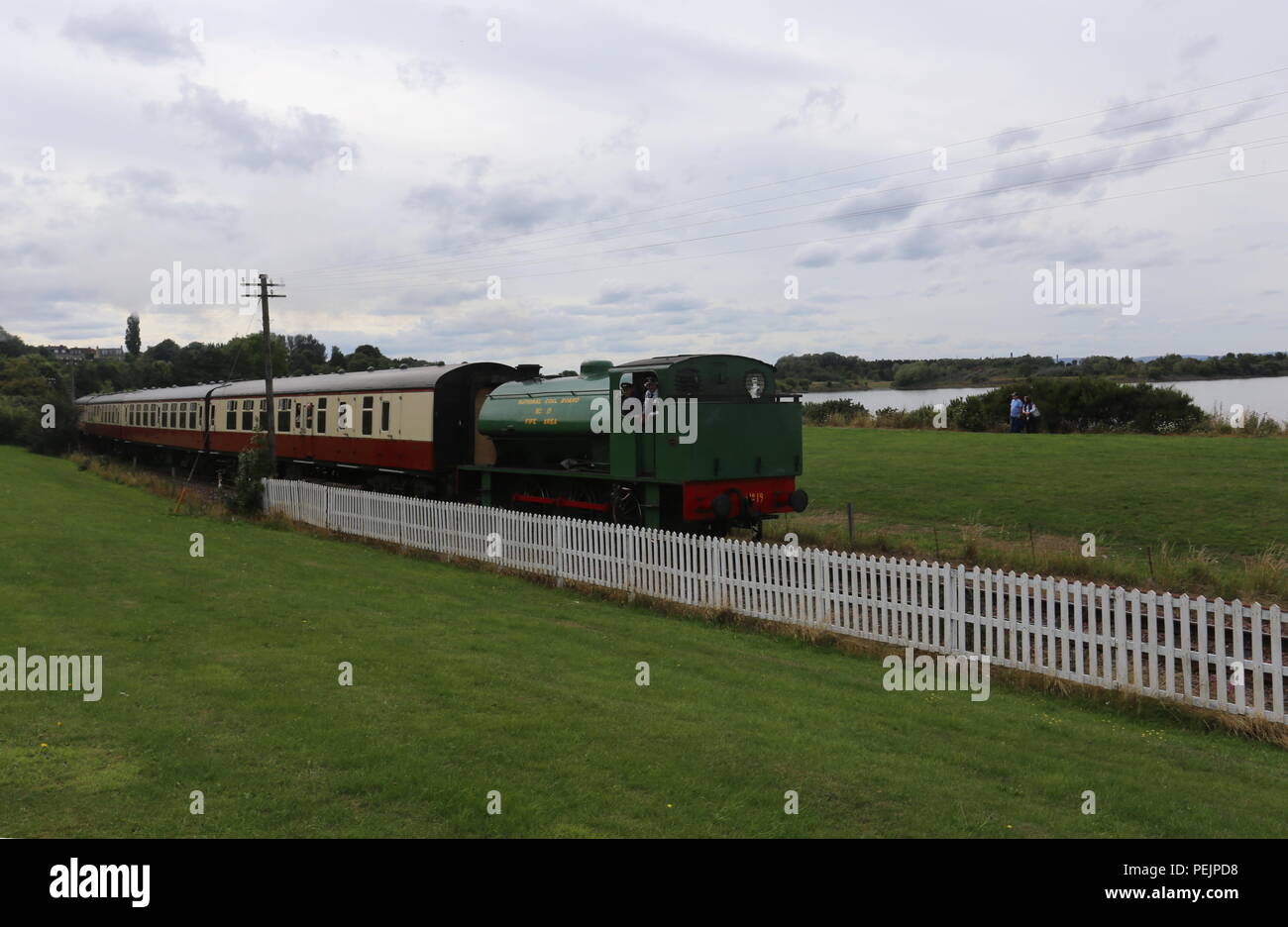 Le train à vapeur de Bo'ness et Kinneil Railway Bo'ness Ecosse Août 2018 Banque D'Images