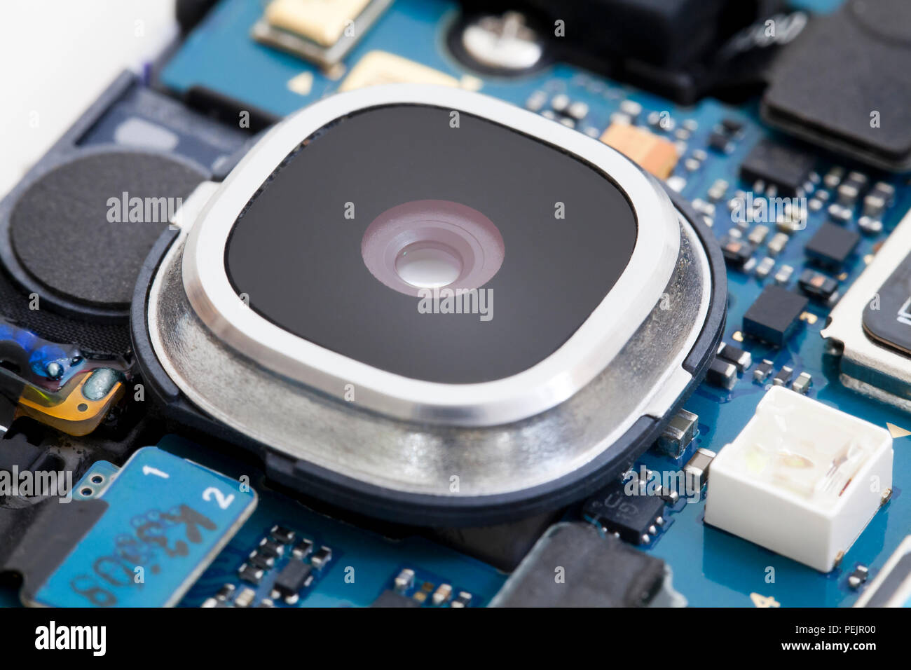 Téléphone mobile Samsung Galaxy appareil démonté - USA Banque D'Images