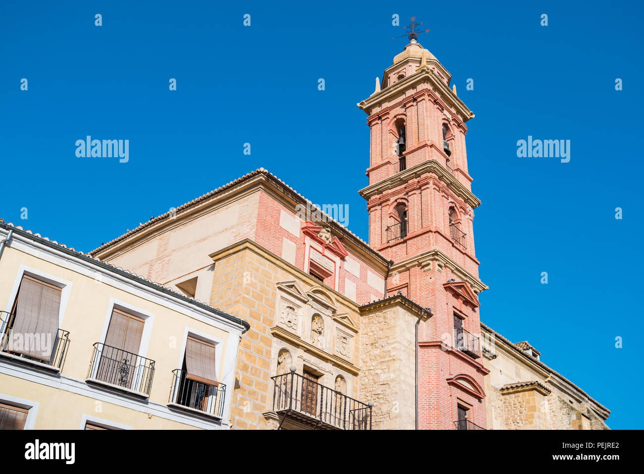 L'Eglise de San Agustin church dans la vieille ville d'Antequera, Andalousie, Espagne Banque D'Images