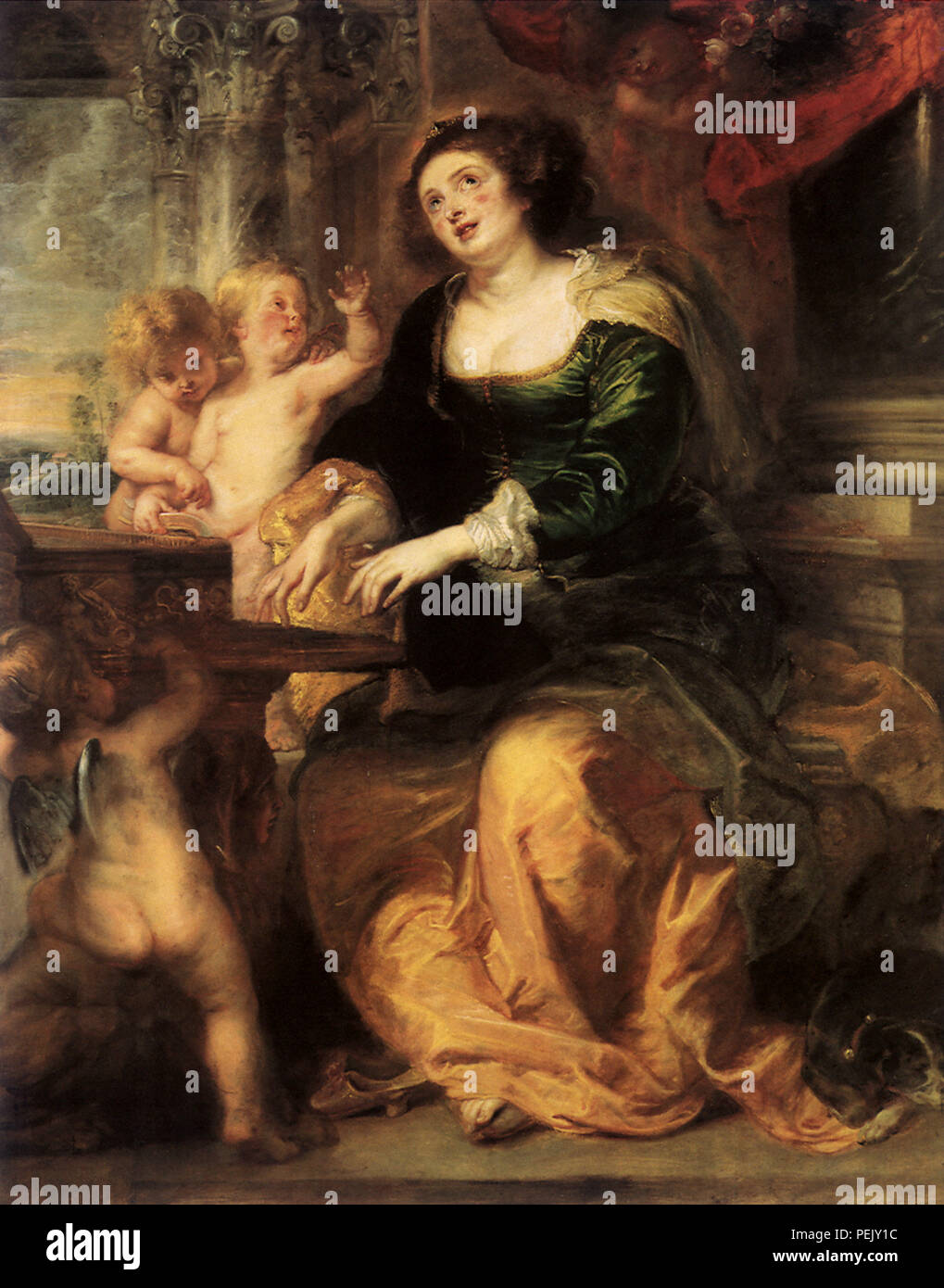 Saint Cecilia, Rubens, Peter Paul Banque D'Images