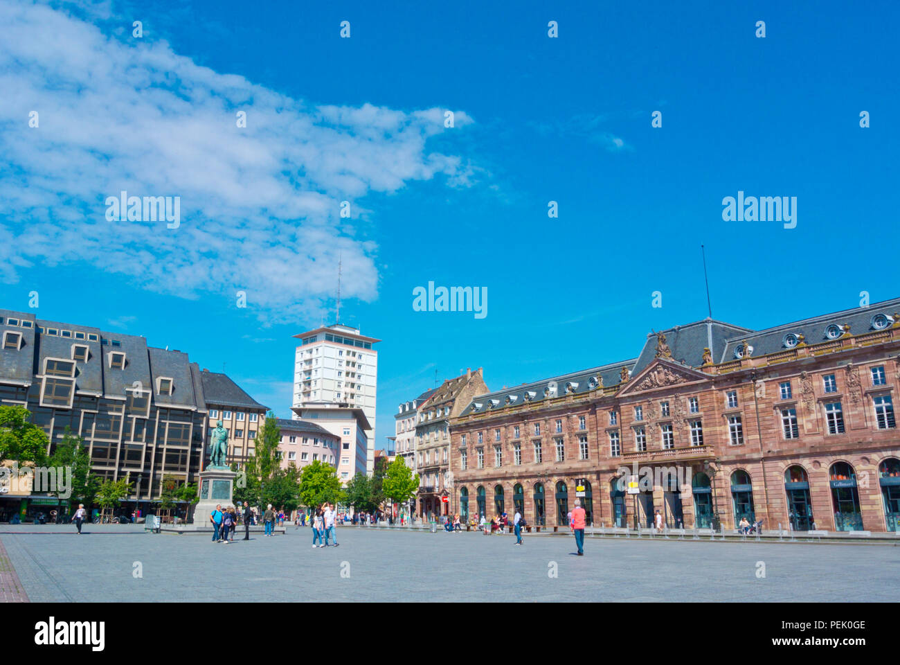 La Place Kléber, la Grande Ile, Strasbourg, Alsace, France Banque D'Images