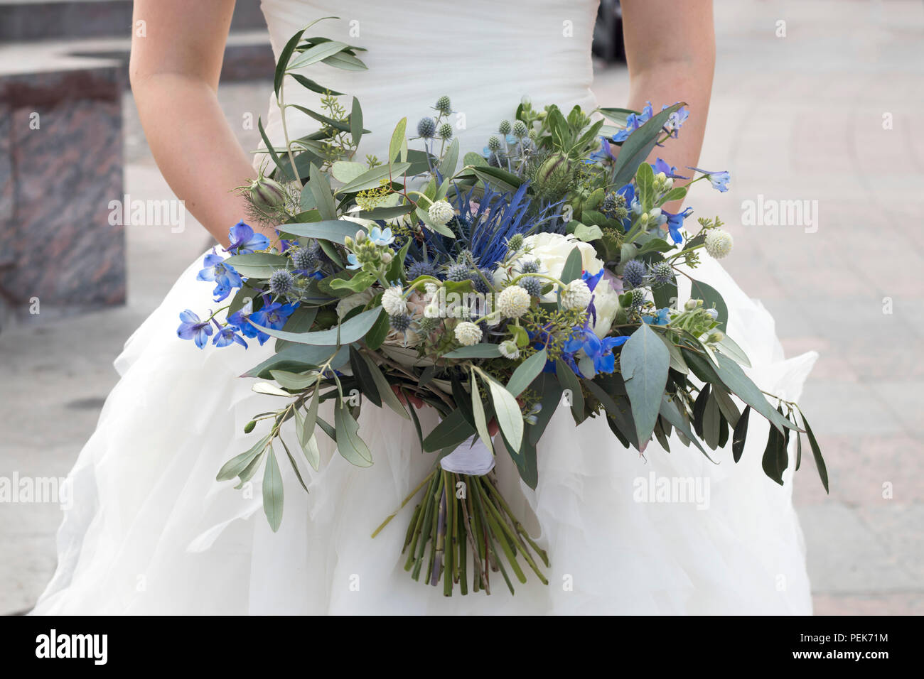 Le Mariage Bouquet De Fleurs Séchées Deucalyptus De
