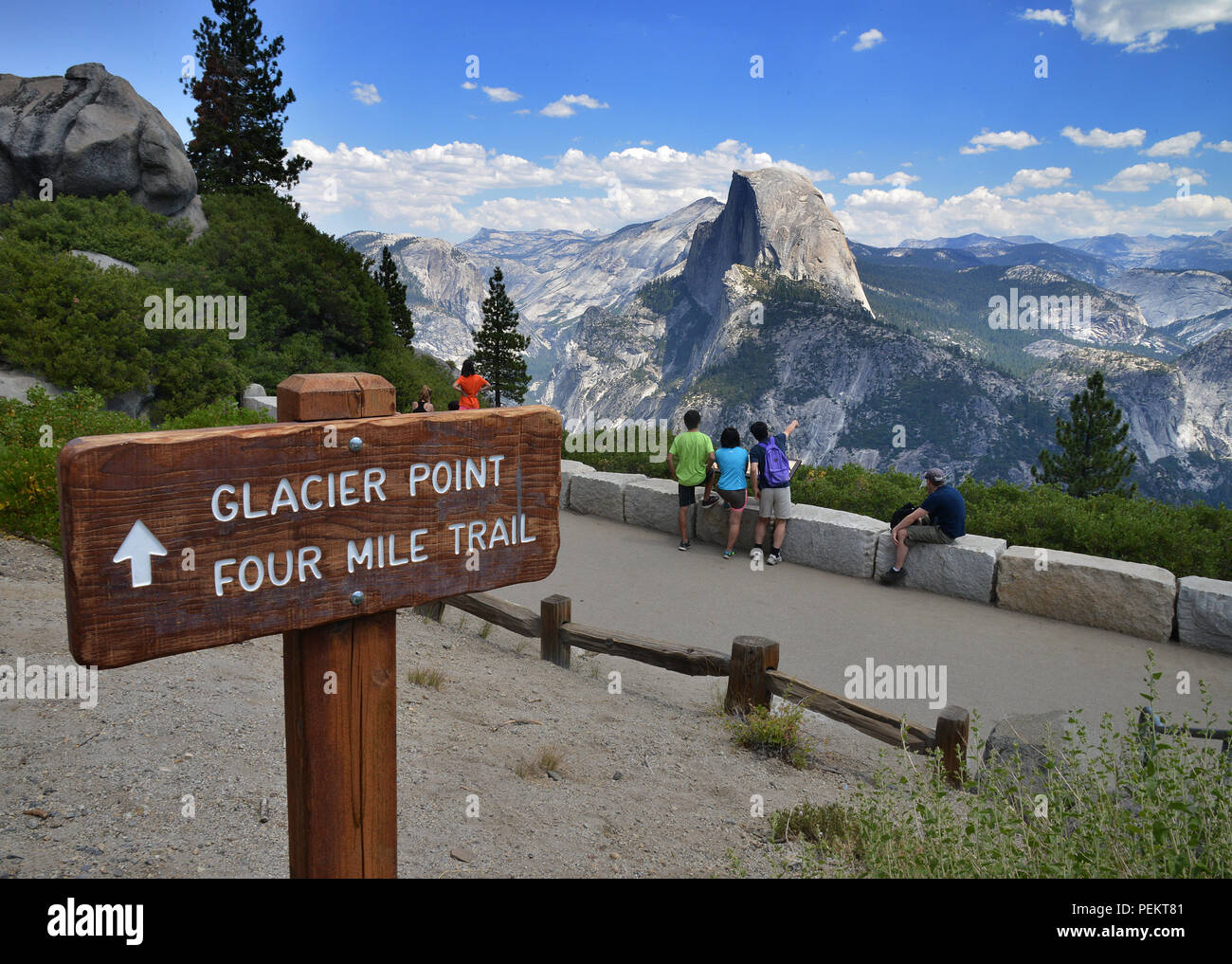 États-unis, Californie, Half Dome, Yosemite National Park Banque D'Images