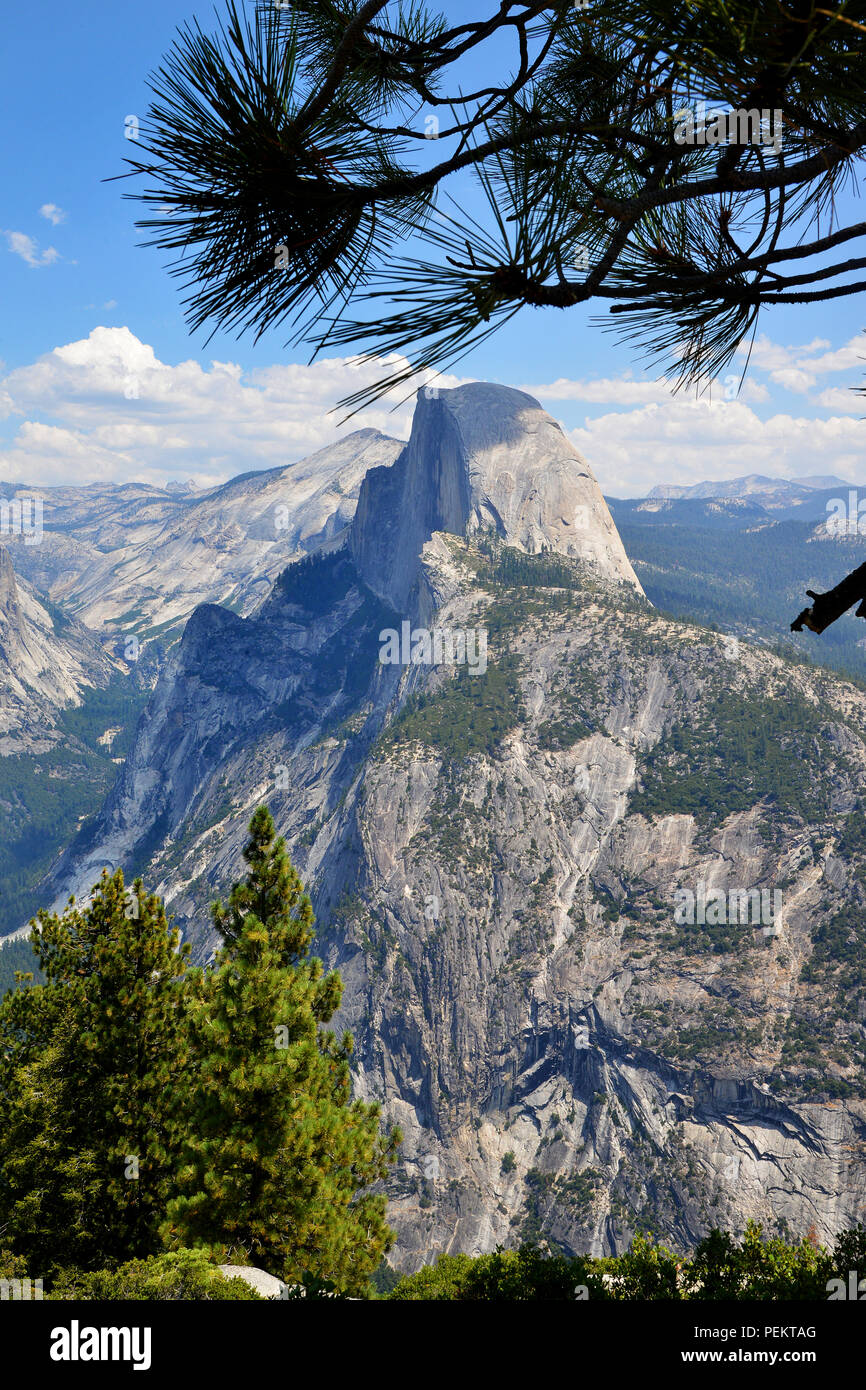 États-unis, Californie, demi-dôme à Yosemite National Park Banque D'Images