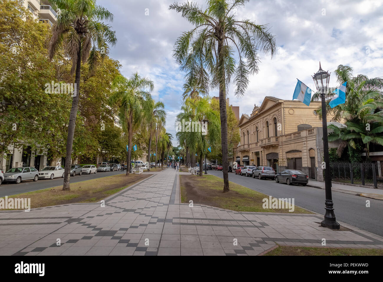 Boulevard Orono - Rosario, Santa Fe, Argentine Banque D'Images