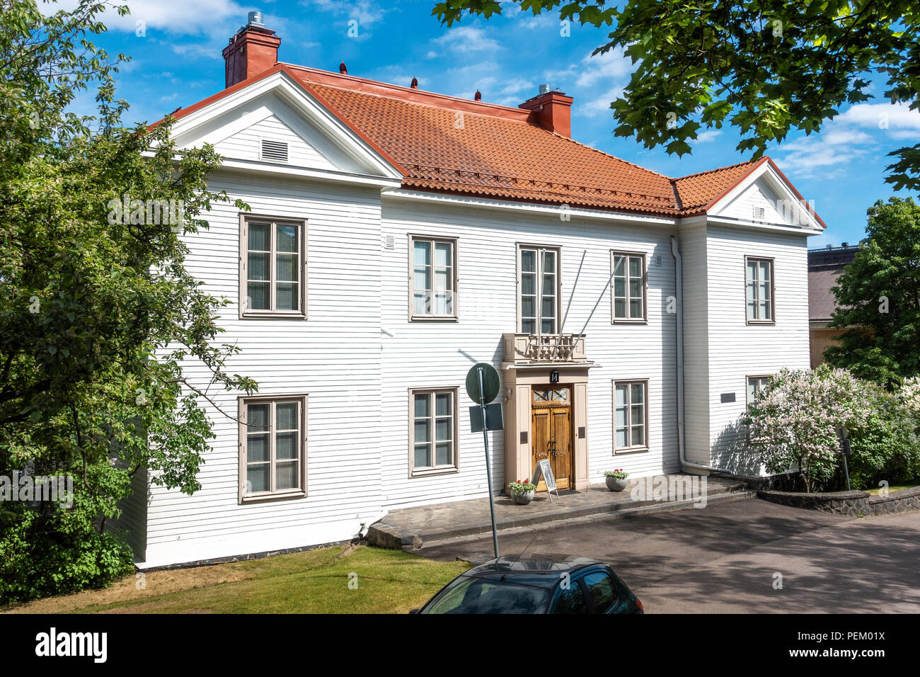 Musée Mannerheim ; Mannerheimin Museo. Accueil de Carl Gustaf Emil Mannerheim, célèbre homme d'État finlandais et officier militaire. Helsinki, Finlande. Banque D'Images