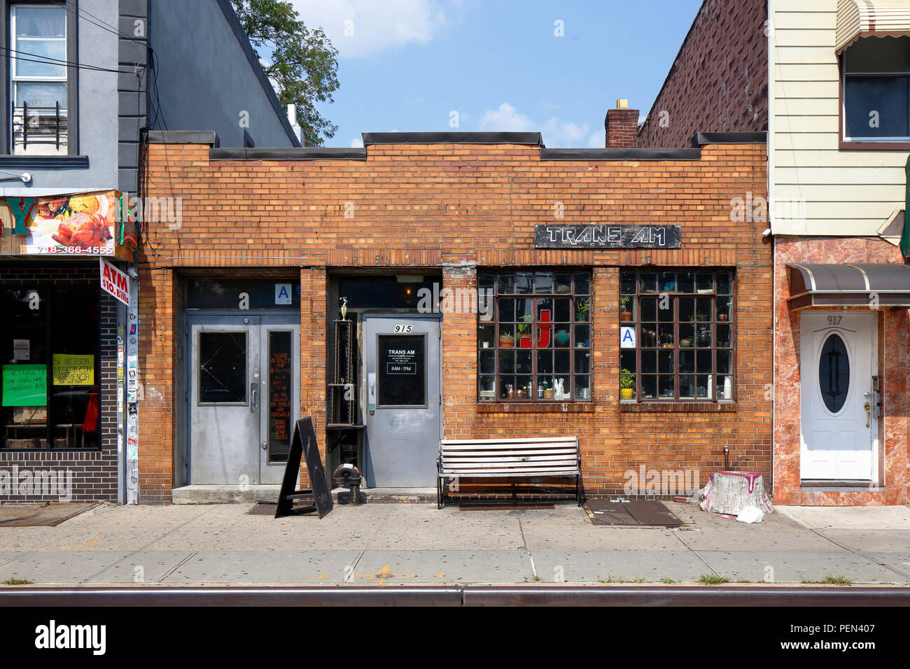 [Boutique] historique Trans Am Cafe, 915 Wyckoff Ave, Ridgewood, NY Banque D'Images