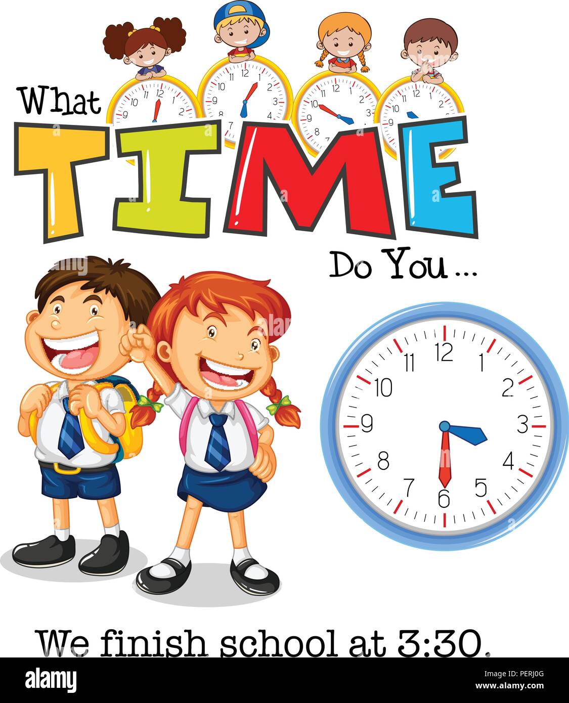 3 30 clock Banque d'images vectorielles - Alamy