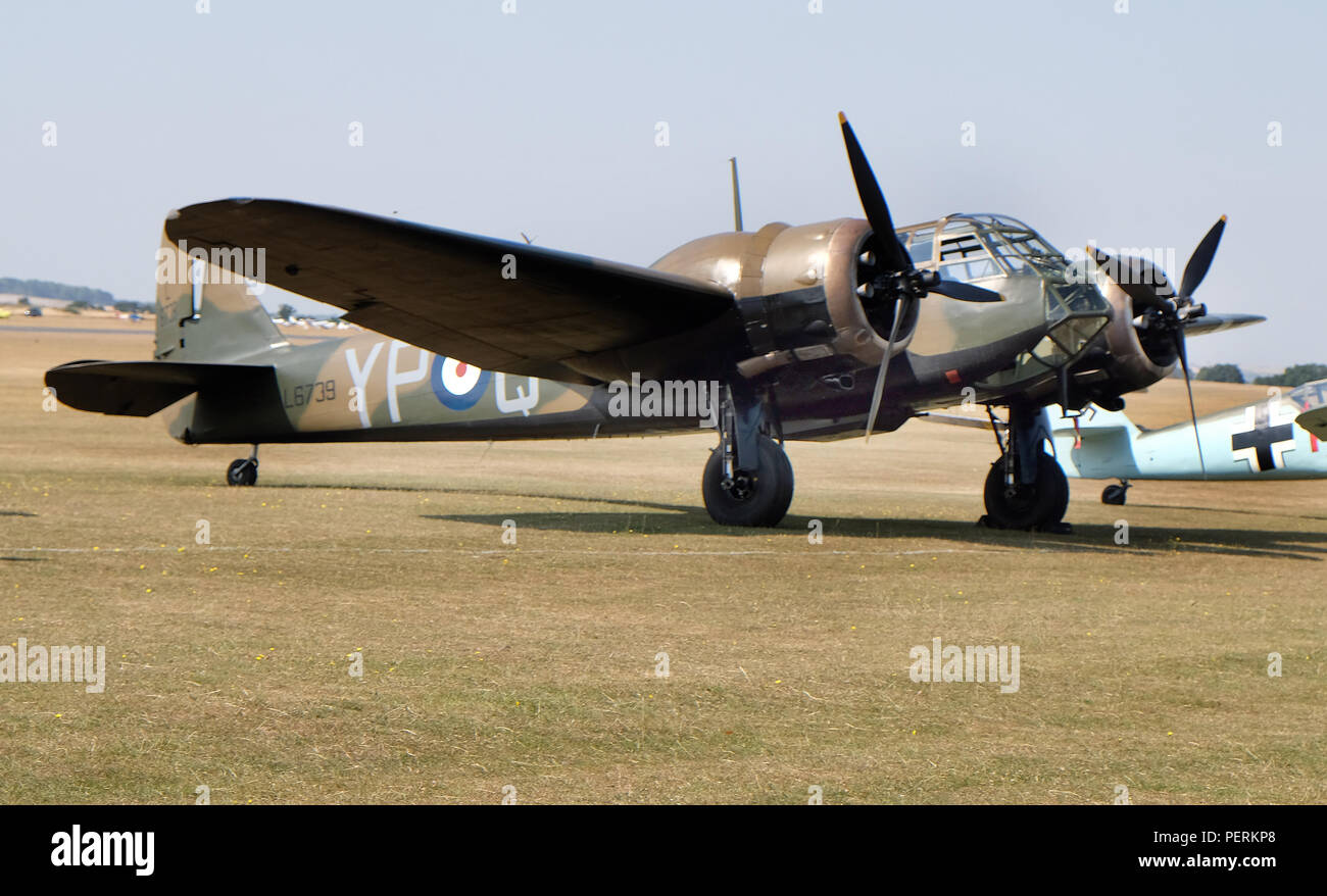 La Bristol Blenheim Mk1. début de seconde guerre mondiale bombardier léger et chasseur de nuit. Banque D'Images