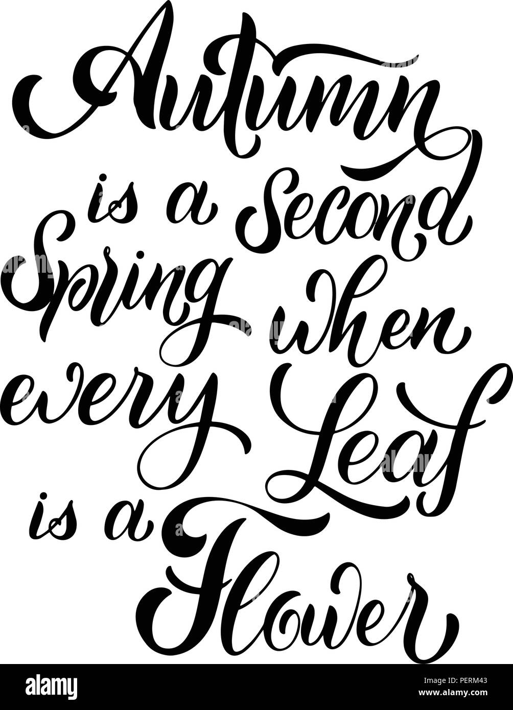 Bonjour l'automne le lettrage. Éléments d'invitations, affiches, cartes de vœux. Meilleurs Vœux Illustration de Vecteur