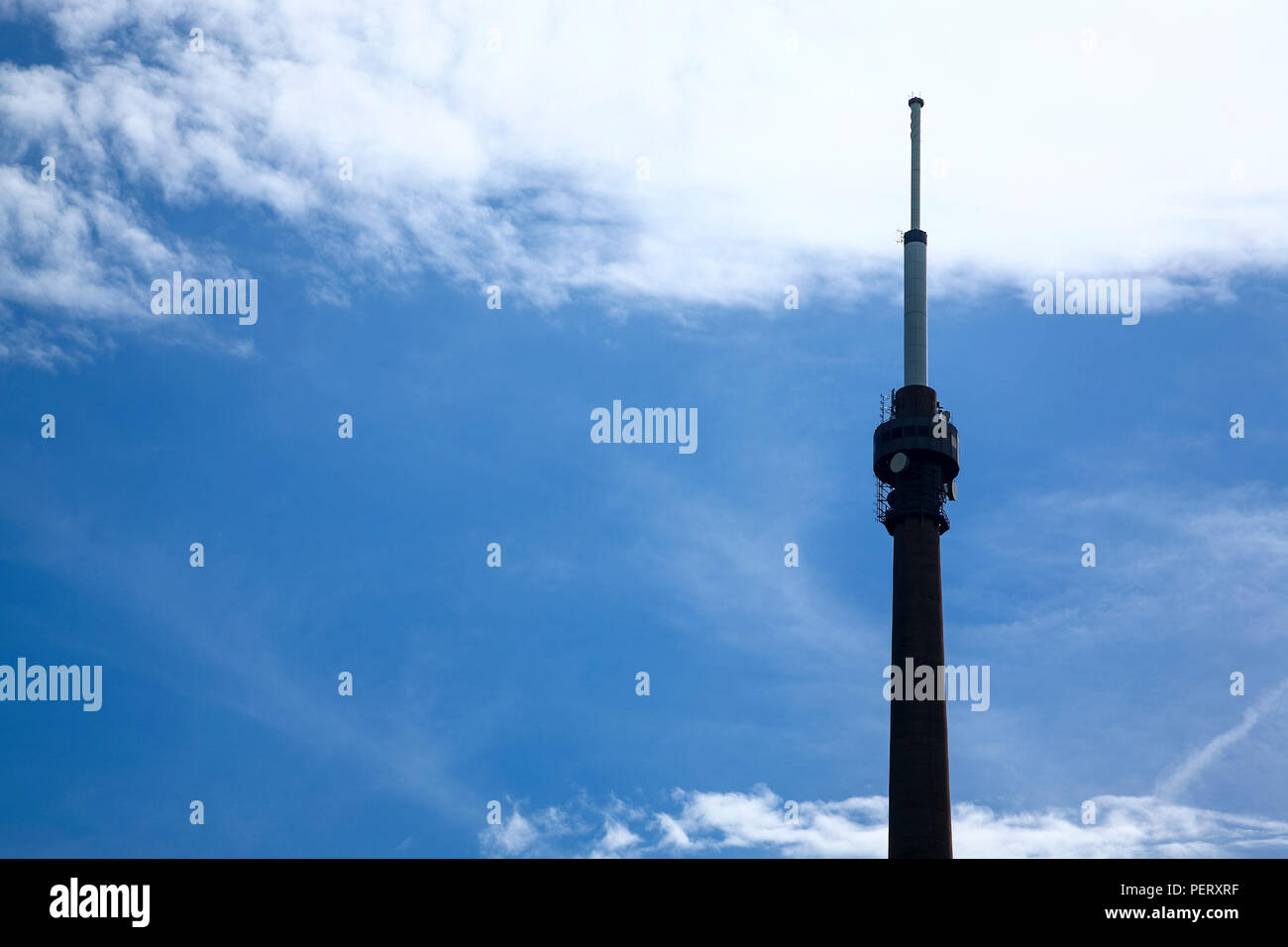 Emley moor station de transmission radio et télévision mast Banque D'Images