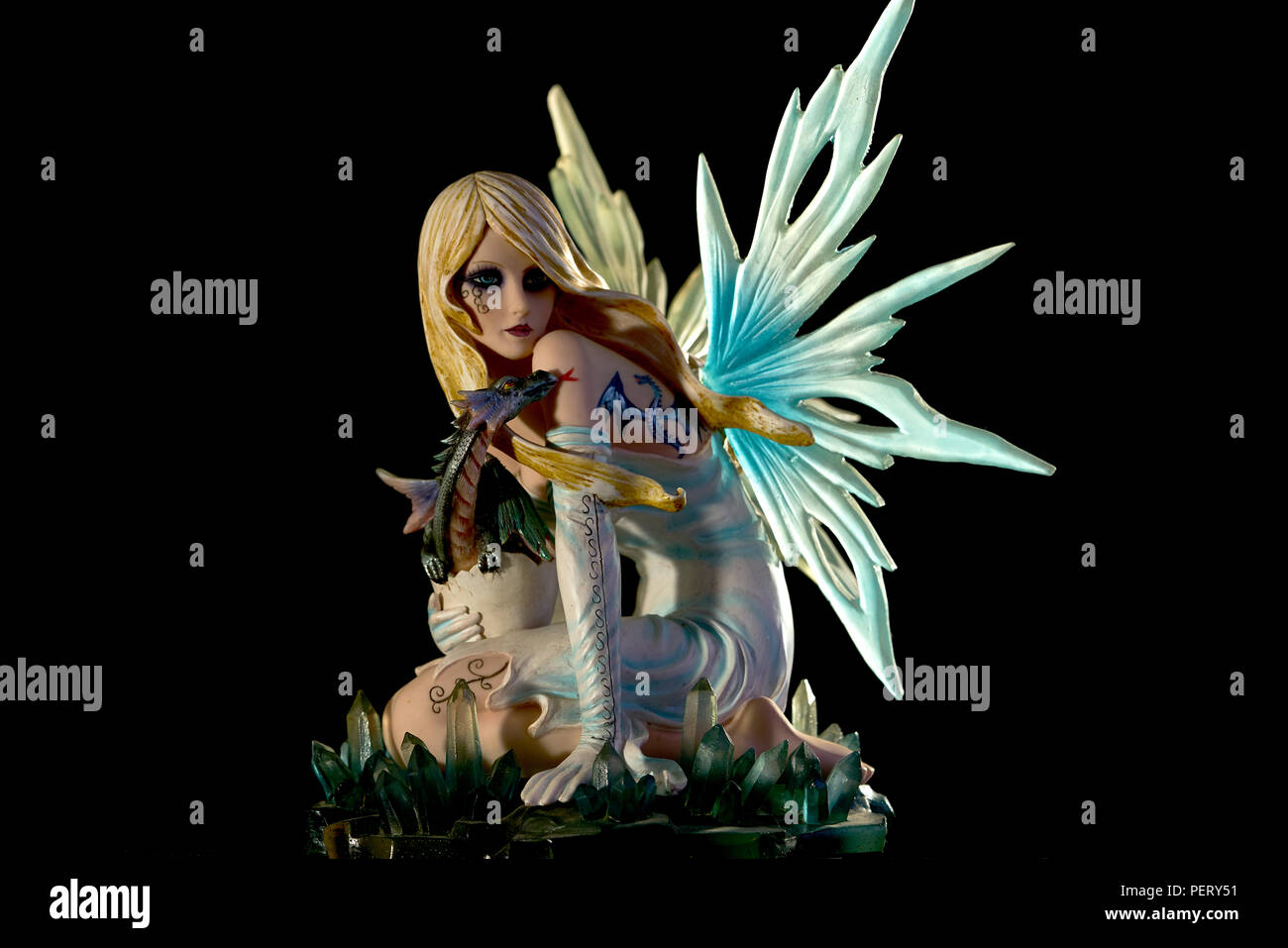 Vent et glace Banque D'Images