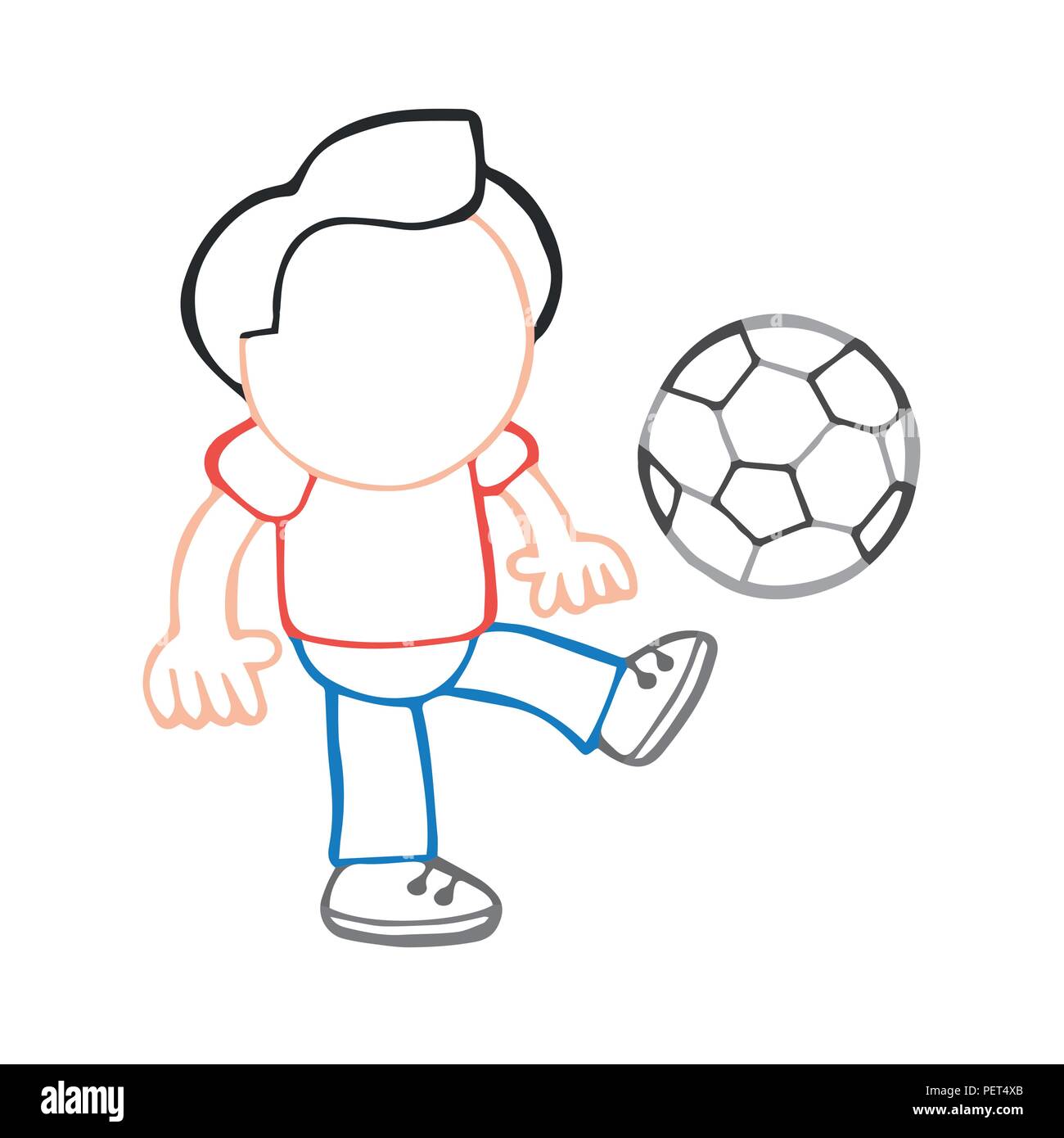 Footballer Vector Vectors Banque D Image Et Photos Alamy