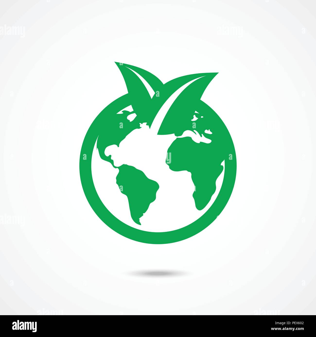 L'icône mondiale Eco Illustration de Vecteur