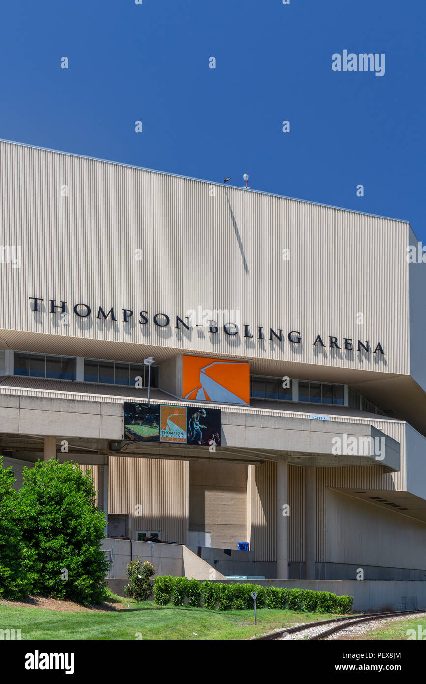 KNOXVILLE, TN/USA 4 Juin 2018 : Thompson-Boiling Arena sur le campus de l'Université du Tennessee. Banque D'Images