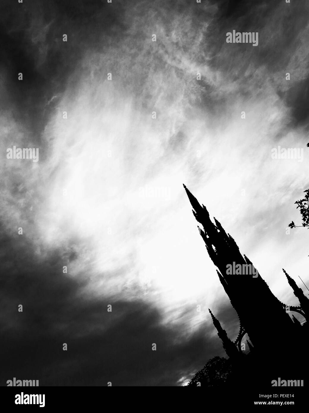 Dôme de l'église, Édimbourg en Écosse. Banque D'Images