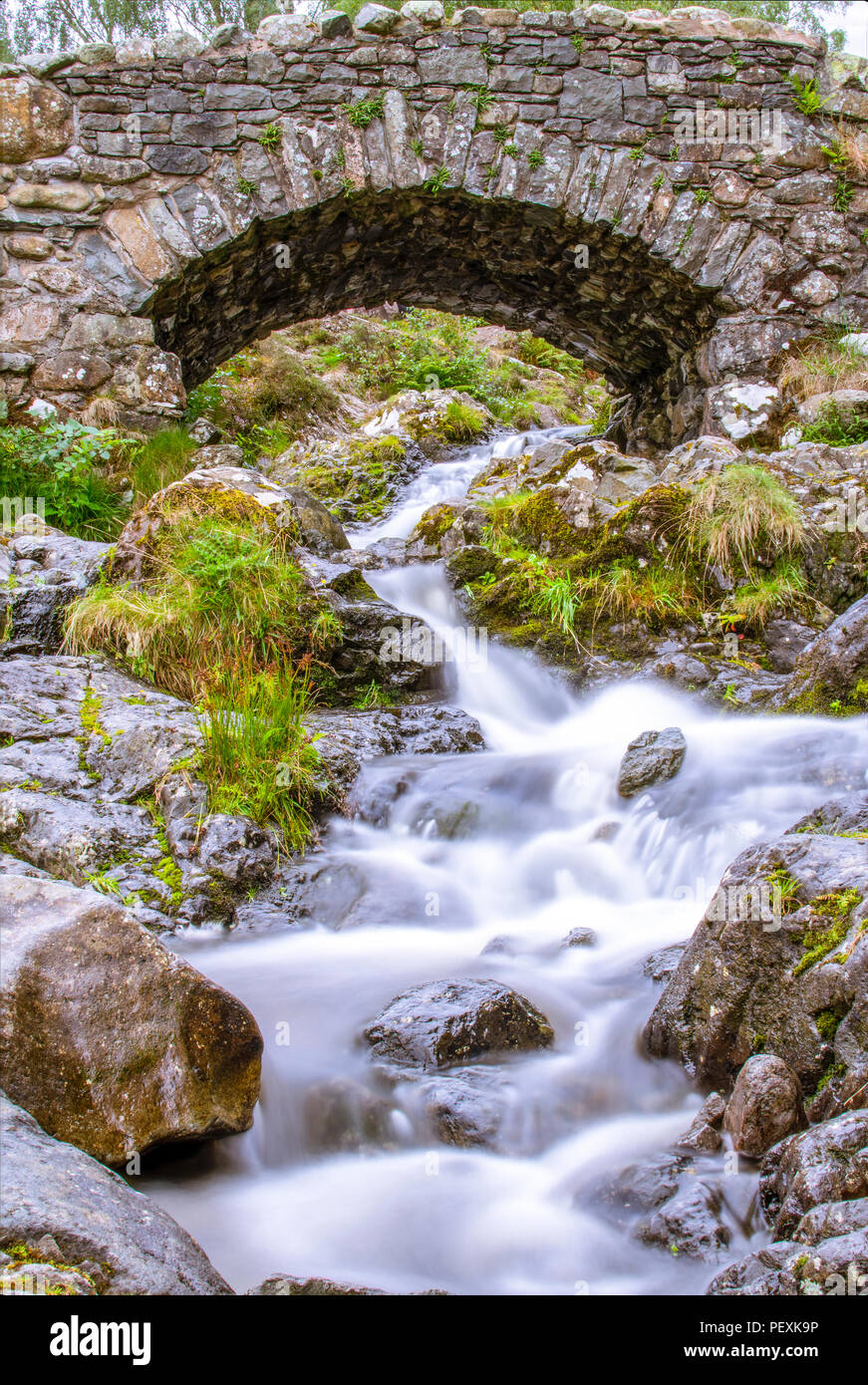 Ashness près du lac Derwent Bridge Banque D'Images