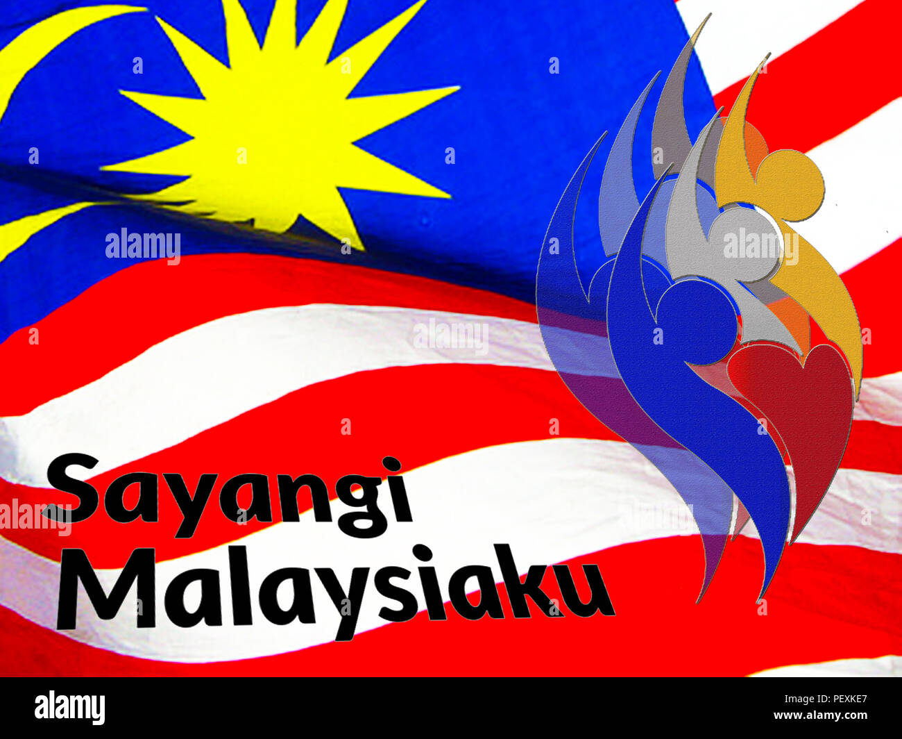 Hari Merdeka Malaisie Banque D'Images