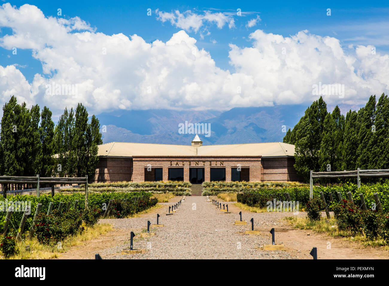 Bodega Salentein à Mendoza, Argentine Banque D'Images