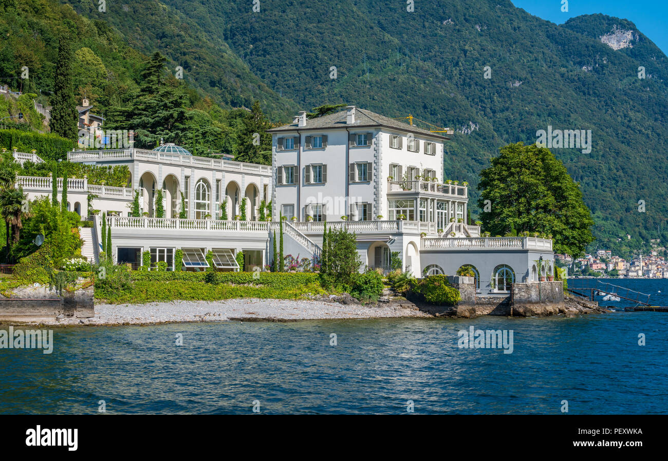 Belle villa à Torriggia, Lac de Côme, Lombardie, Italie. Banque D'Images
