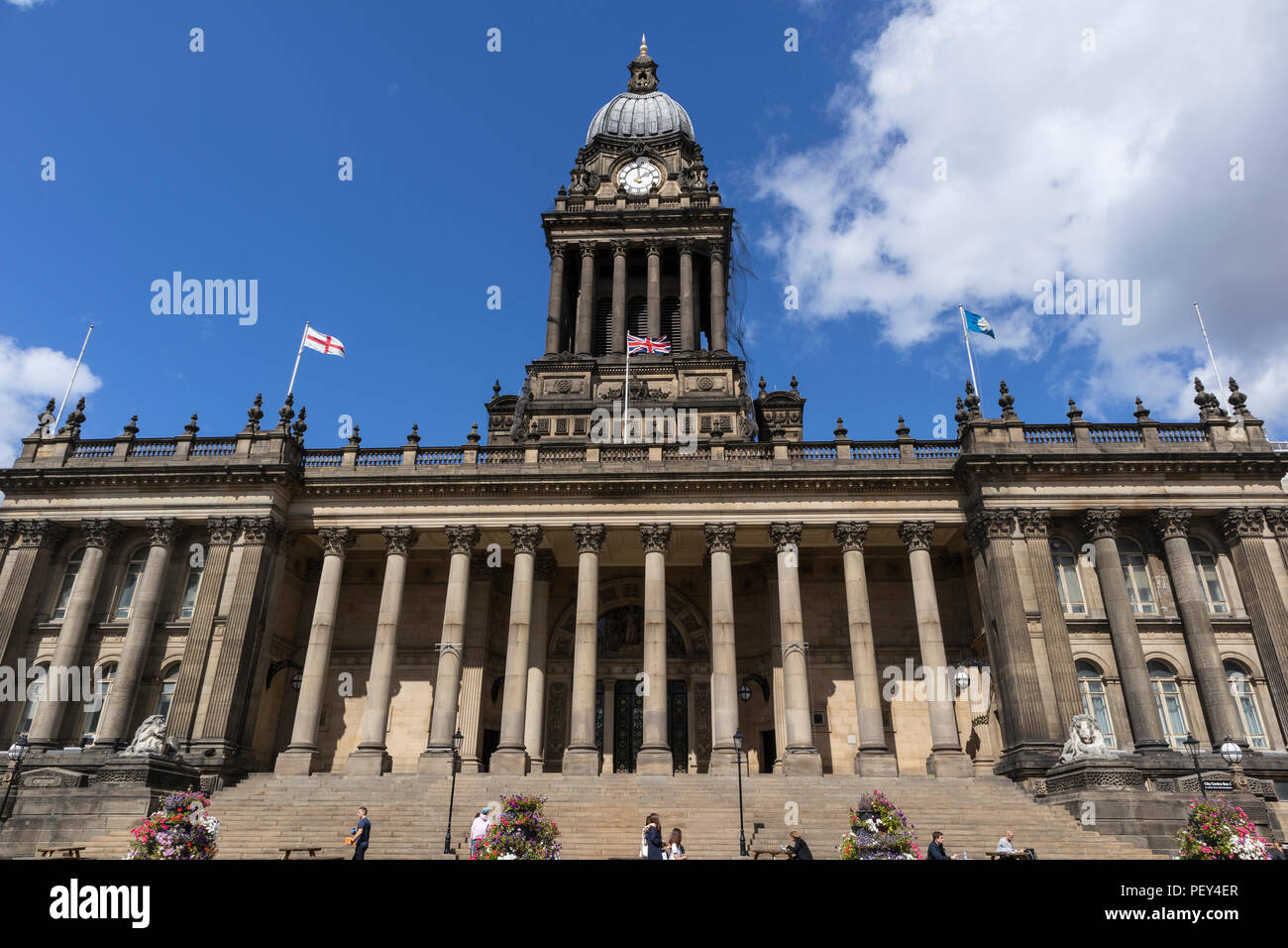 Hôtel de ville de Leeds Banque D'Images