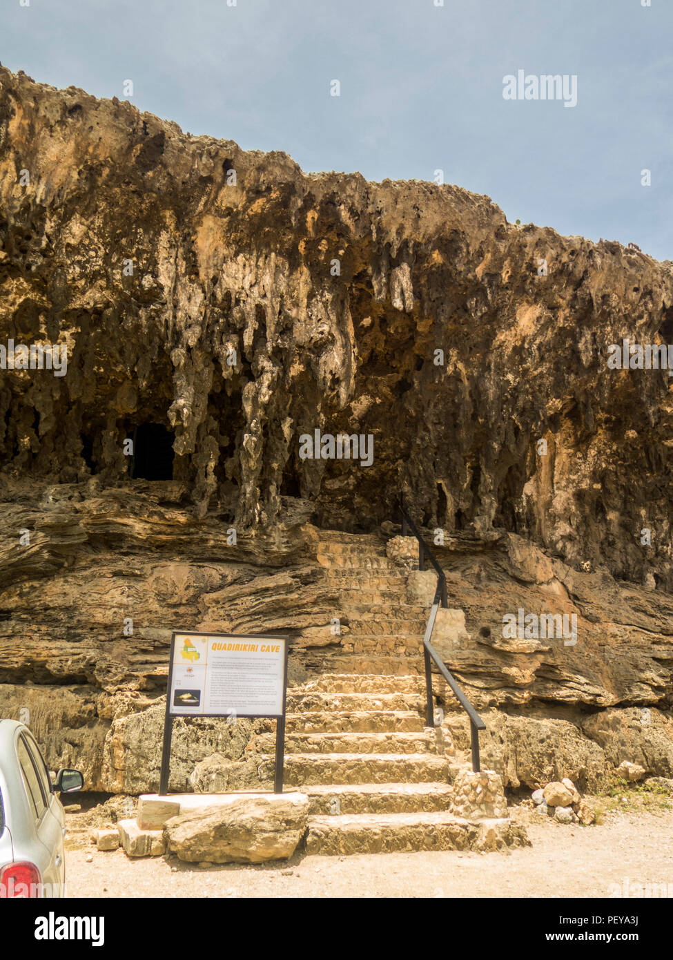 Quadirikiri Cave, Parc national Arikok, Aruba Banque D'Images