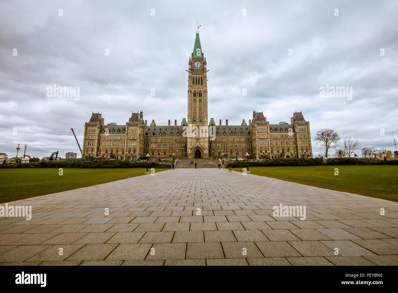 Bâtiment du Parlement canadien à Ottawa, Ontario Banque D'Images