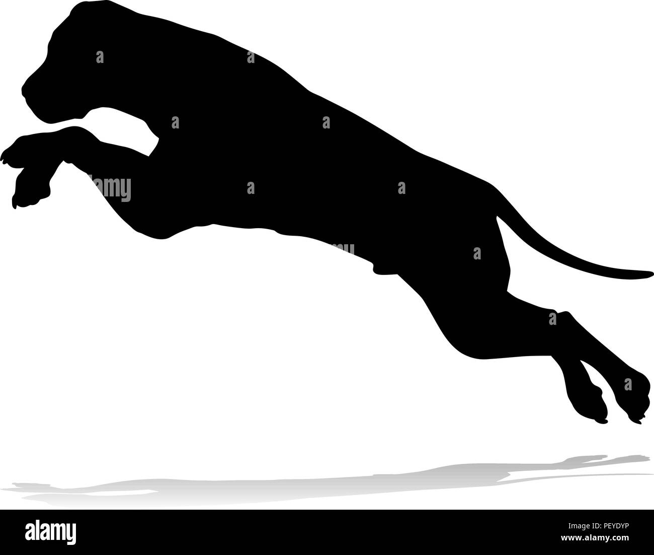 Silhouette chien Animal de compagnie Illustration de Vecteur