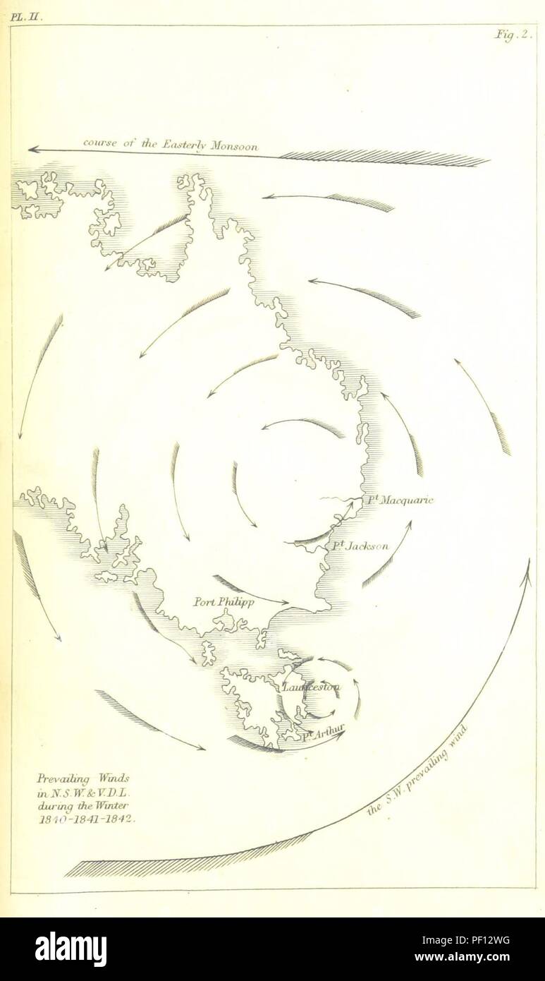 Libre à partir de la page 499 de "description physique de la Nouvelle Galles du Sud et Van Diemen's Land' Banque D'Images