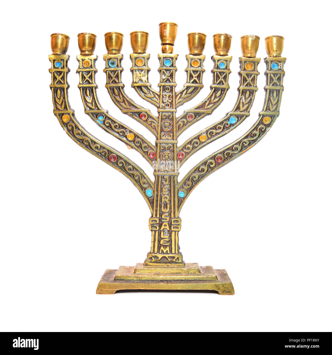 Jewish menorah Banque de photographies et d’images à haute résolution