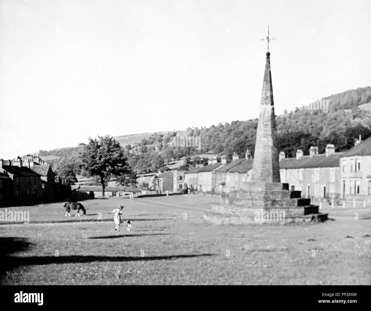 West Burton dans les années 1930 Banque D'Images