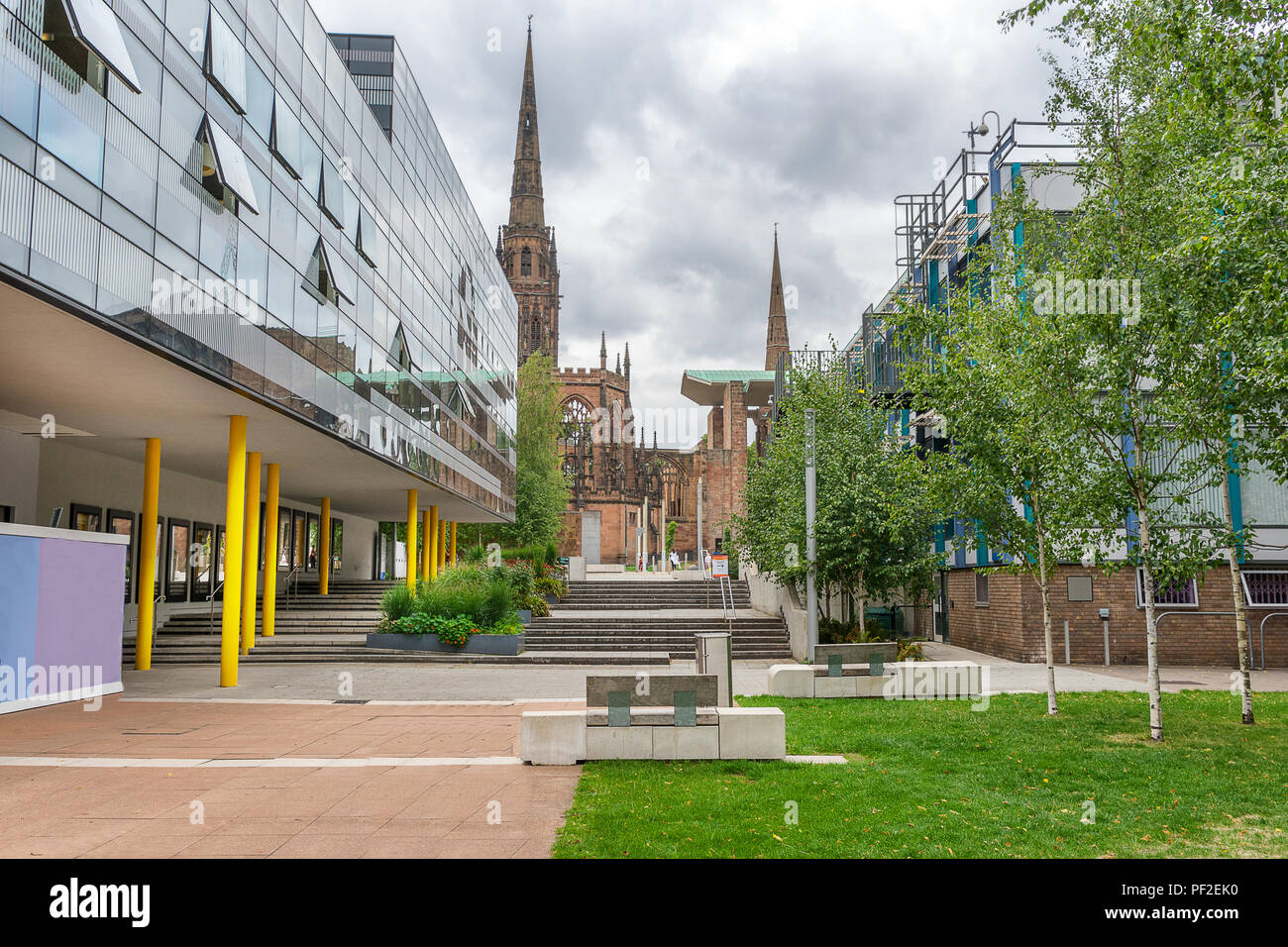 Le moyeu à l'Université de Coventry en Angleterre Banque D'Images