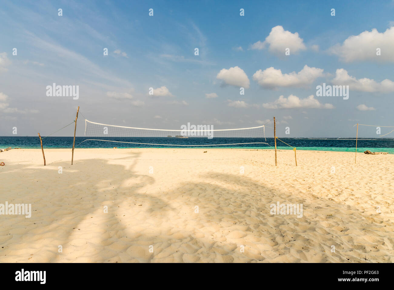 Une vue typique dans l'îles San Blas Banque D'Images