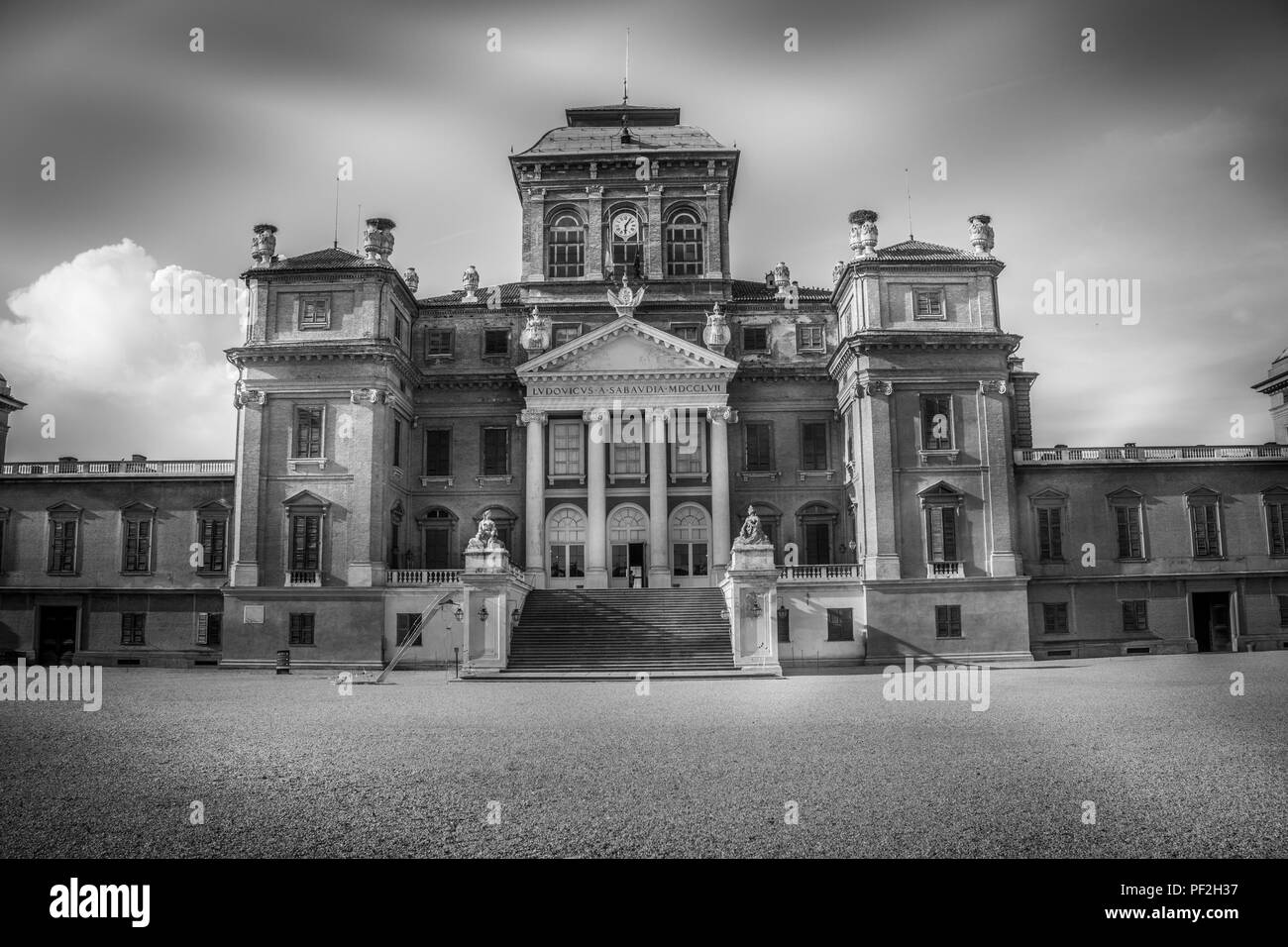 Château de racconigi en été Banque D'Images