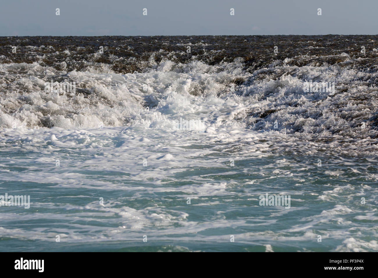 Le phénomène naturel qu'est la marée descendante à Montgomery Reef, Australie occidentale Banque D'Images