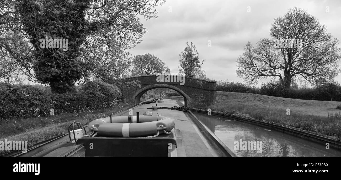 Canal de navigation de plaisance Banque D'Images