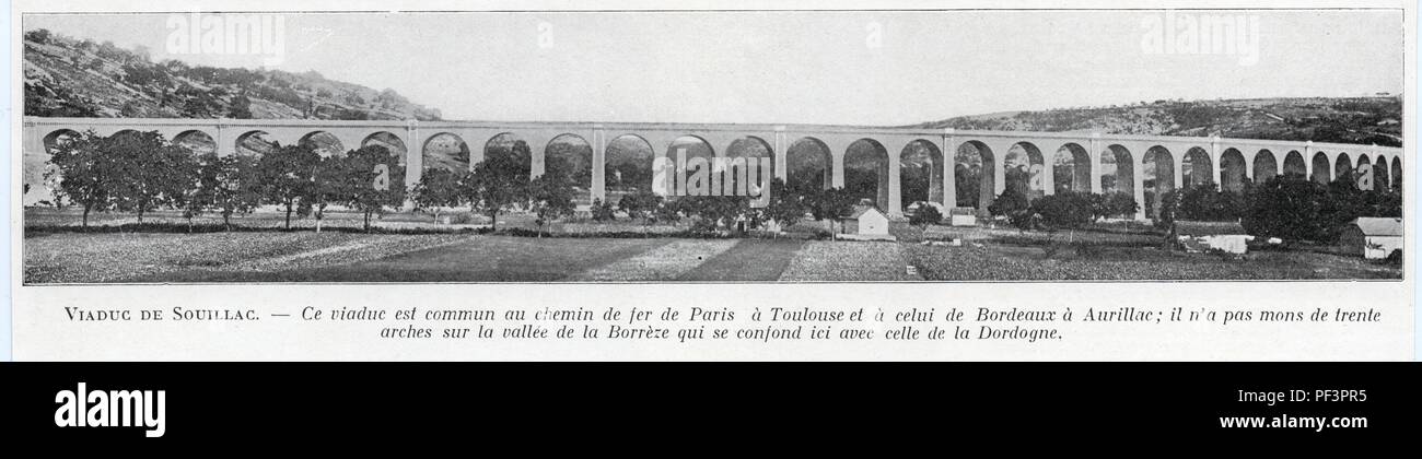 Viaduc de Souillac Banque D'Images