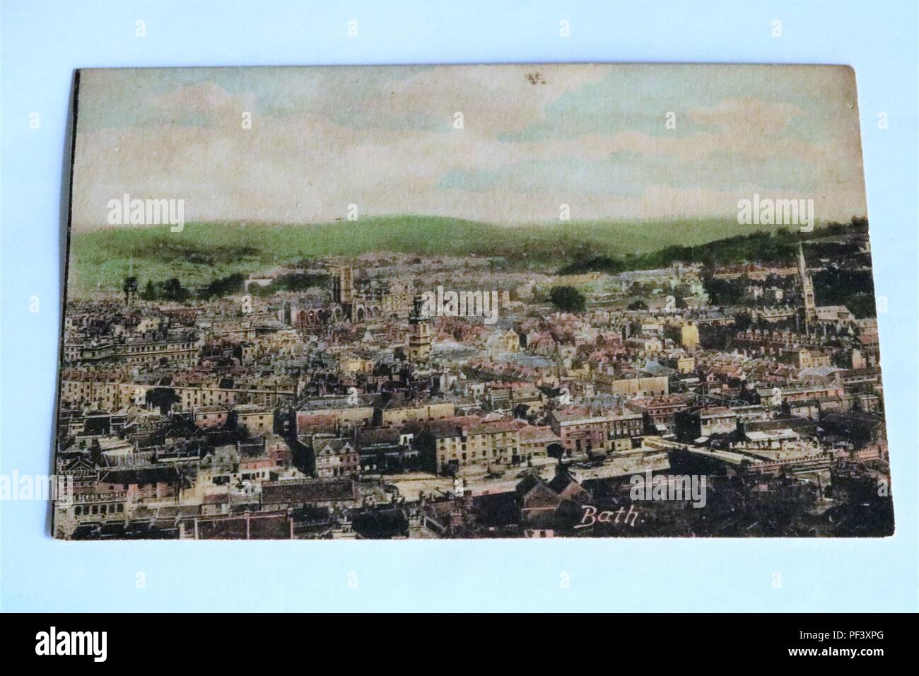 Carte postale couleur Bath, Royaume-Uni, 1960 / 1970 Banque D'Images