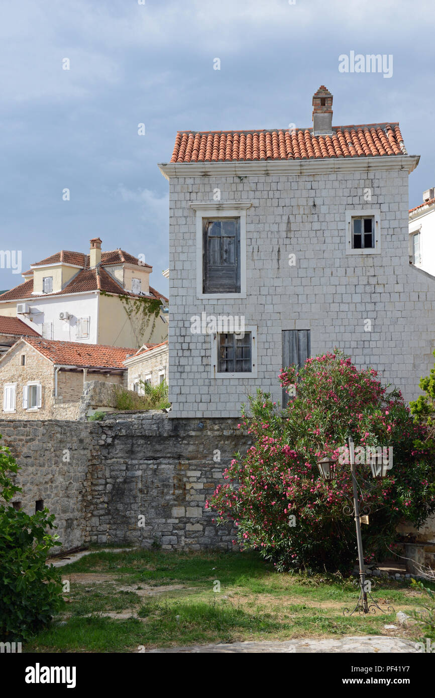 La vieille ville de Budva, Monténégro Banque D'Images