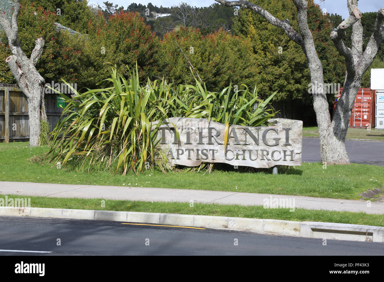 Titirangi Baptist Church Banque D'Images